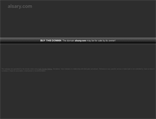 Tablet Screenshot of alsary.com